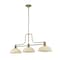 Z-Lite Melange 3 Light Chandelier, Heritage Brass & Golden Mottle 725-3HBR-DGM14 - alternate 1